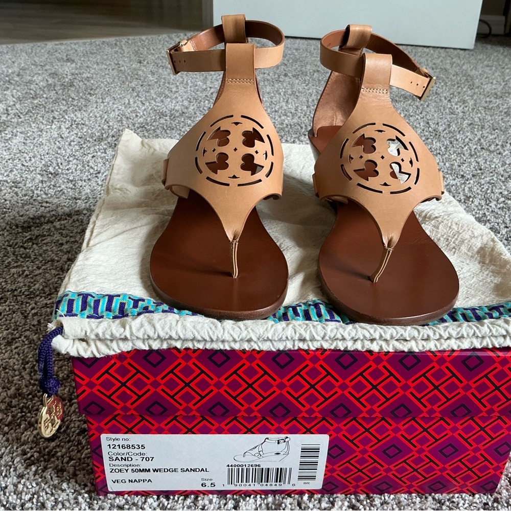 Tory Burch Zoey Wedge Sandals